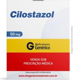 CILOSTAZOL 50MG CX 60 COMP EMS