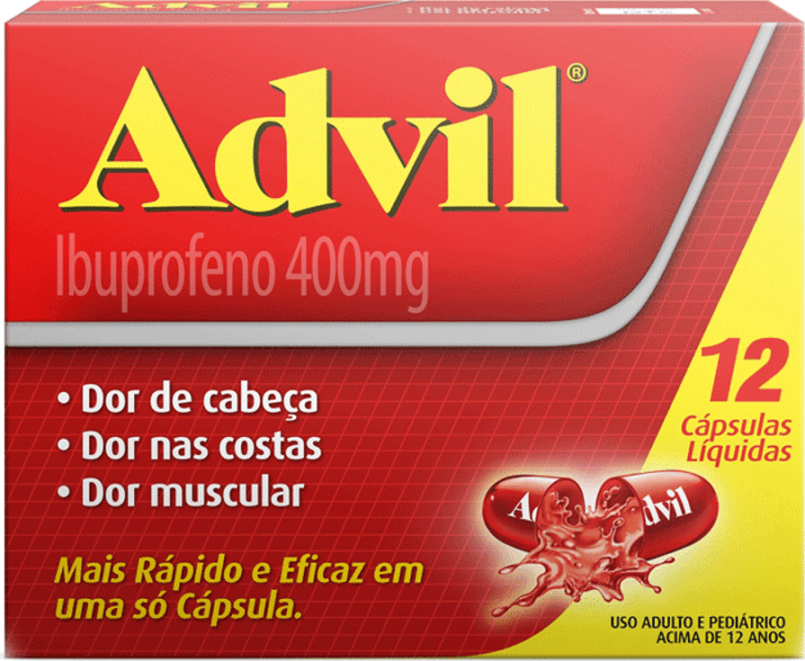 ADVIL 400MG CX 08 CAPS GSK CONSUMER