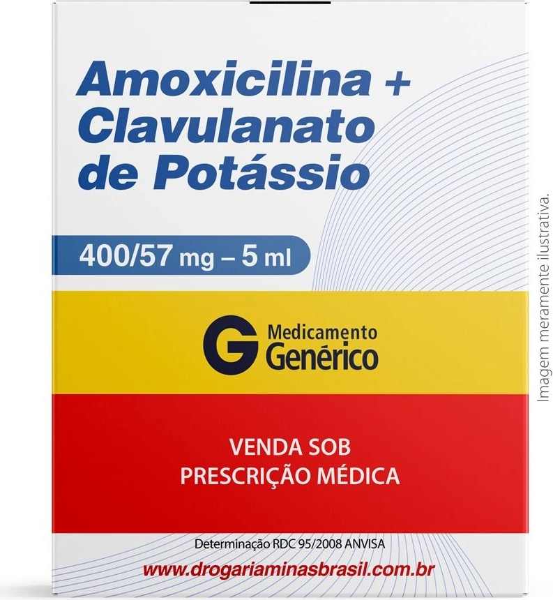 AMOXICILINA+CLAV 400MG 70ML UNIAO QUIMICA