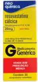 ROSUVASTATINA 05MG CX 30 COMP NEO QUIMICA