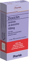 DOXICICLINA 100MG CX 15 COMP PHARLAB