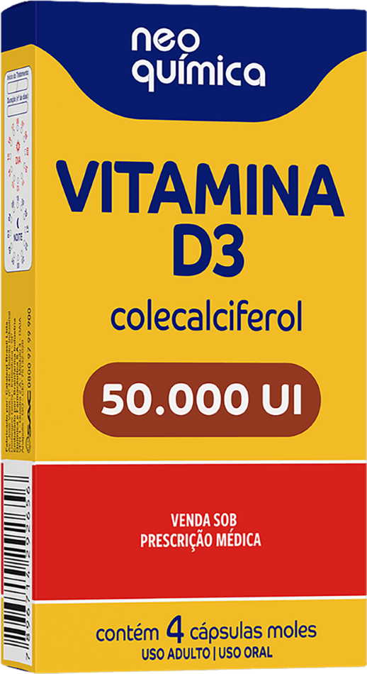 VITAMINA D3 07.000UI CX 30 CAPS NEO QUIMICA