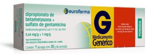 BETAMETASONA+GENTAMICINA POM 30GR EUROFARMA