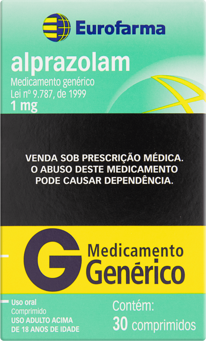 ALPRAZOLAM 2MG CX 30 COMP EUROFARMA