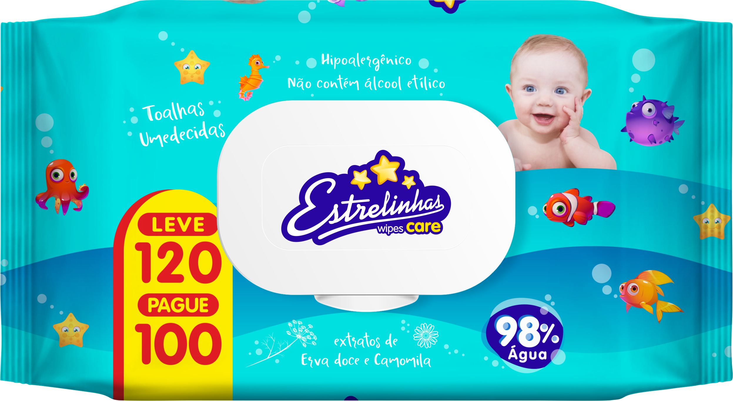 TOALHA UMED ESTRELINHAS 120 FLS