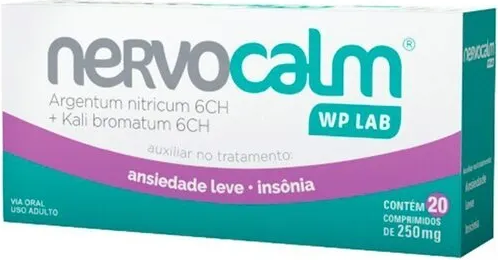 NERVOCALM 250MG CX 20 COMP WP LAB.