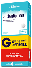 VILDAGLIPTINA 50MG CX 30 COMP ALTHAIA