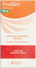 PREDSIM 40MG CX 10 COMP MANTECORP/FARMASA