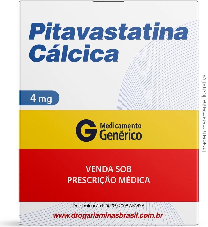 PITAVASTATINA CAL 4MG CX 30 COMP BIOLAB