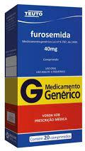 FUROSEMIDA 40MG CX 30 COMP TEUTO