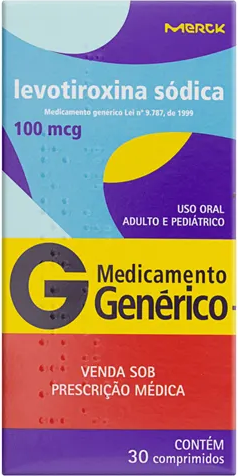 LEVOTIROXINA SODICA 100MCG CX 30 COMP MERCK