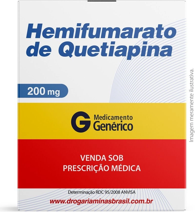 QUETIAPINA 200MG CX 30 COMP BIOCHIMICO
