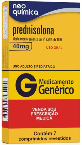 PREDNISOLONA 5MG CX 10 COMP NEO QUIMICA