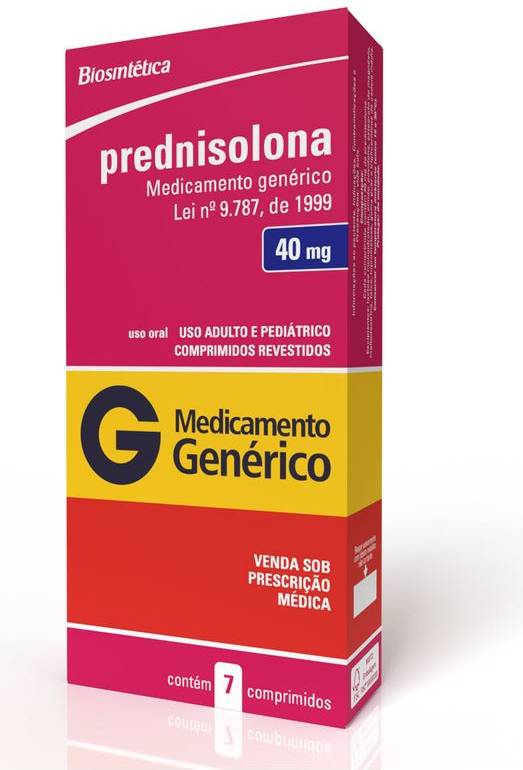 PREDNISOLONA 40MG CX 7 COMP ACHE