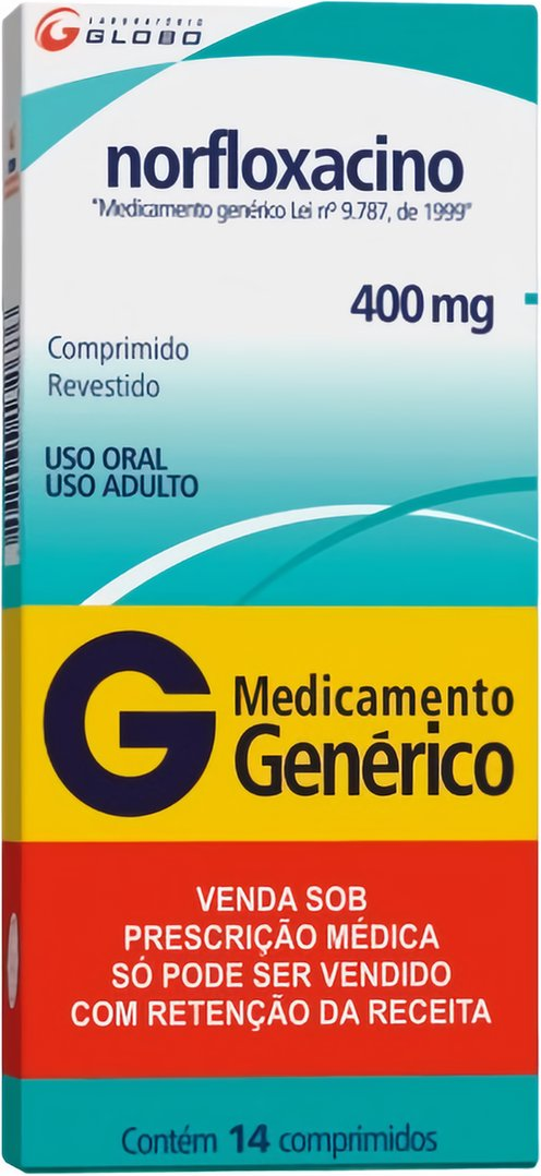 NORFLOXACINO 400MG CX 14 COMP GLOBO