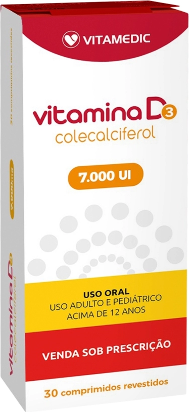 VITAMINA D3 0.7000UI CX 30 COMP VITAMEDIC
