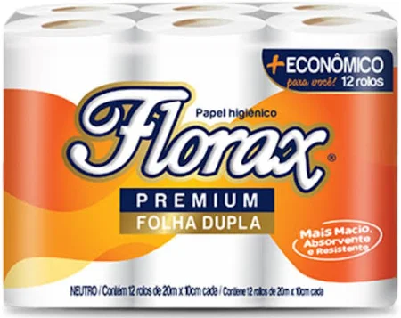 PAPEL HIG FLORAMAX F DUPLA 20M FARDO 06X12