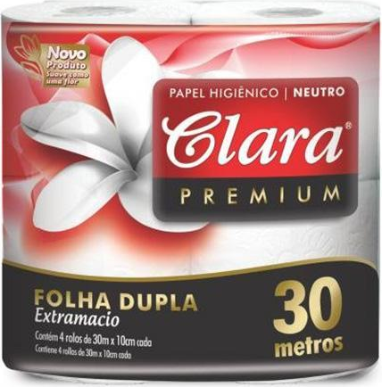 PAPEL HIG CLARAMAX F DUPLA 30M FARDO 06X12
