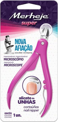 ALICATE P/UNHA MERHEJE PINK SUPER