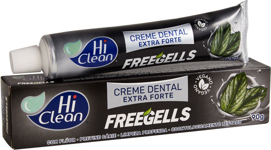 CREME DENTAL C/FLUOR FREEGELL CEREJA 90G