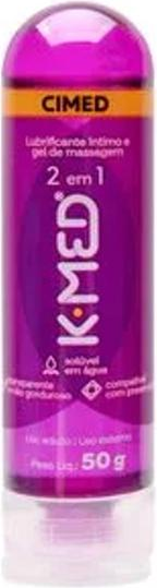 LUB K MED 2 EM 1 GEL LUBRIFICANTE 50G CIMED