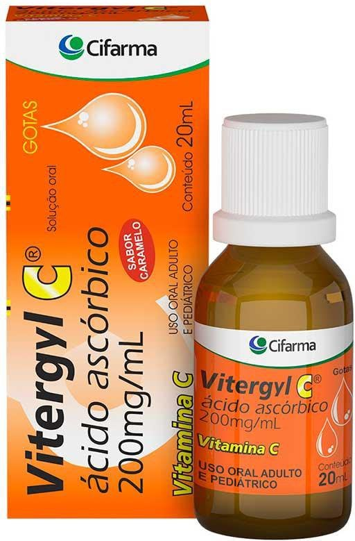 VITAMINA C 200MG 20ML - VITERGYL -   -  CIFARMA