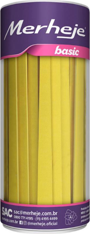 LIXA GOLD P/ UNHAS EM POTE C/ 108UN MERHEJE BASIC