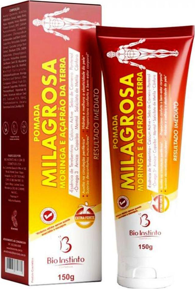 POMADA MASSAGEADORA MILAGROSA 150G BIO INSTINTO