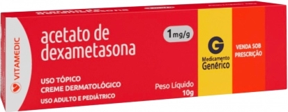 DEXAMETASONA 1MG CREME 10GR VITAMEDIC