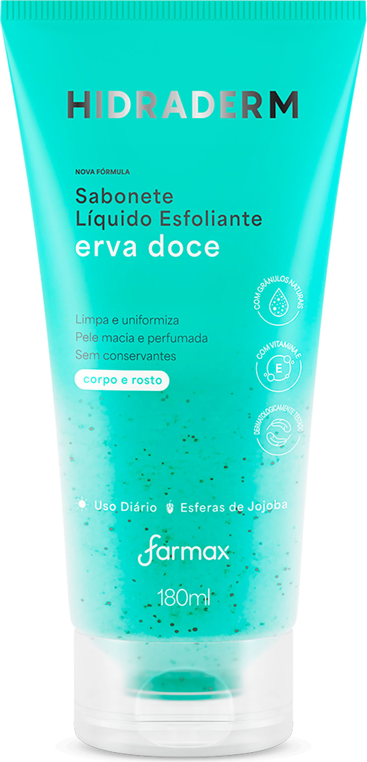 SAB LIQ HJIDRADERM ESFOLIANTE ERVA DOCE 180ML