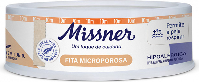 FITA MICROP 1,2CM X 10M BEGE MISSNER
