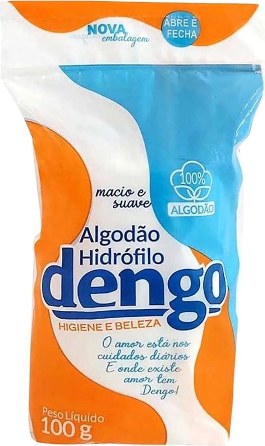 ALGODAO HIDROFILO ROLO ZIPLOCK 100G DENGO