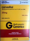 CARVEDILOL 25MG CX 30 COMP NOVA QUIMICA