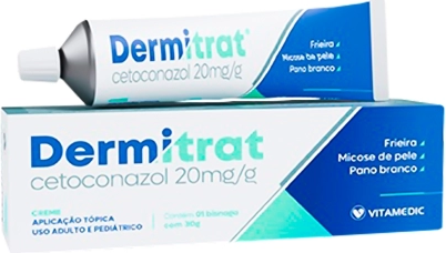 CETOCONAZOL 20MG CREME 30GR  - DERMITRAT -  VITAMEDIC