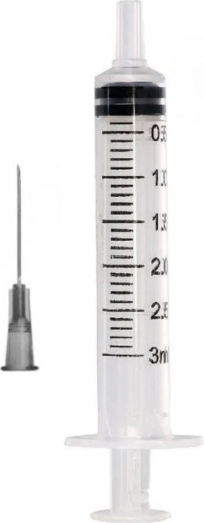 SERINGA 3ML C/AG 25X7 LL
