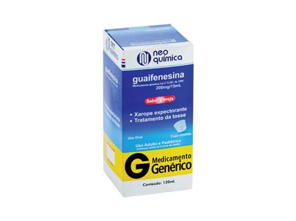 XAROPE GUAIFENESINA 120ML SB CEREJA NEO QUIMICA