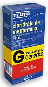 METFORMINA 500MG CX 30 COMP TEUTO