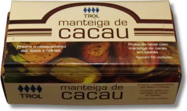 MANTEIGA DE CACAU TROL BATOM CX C/50UN