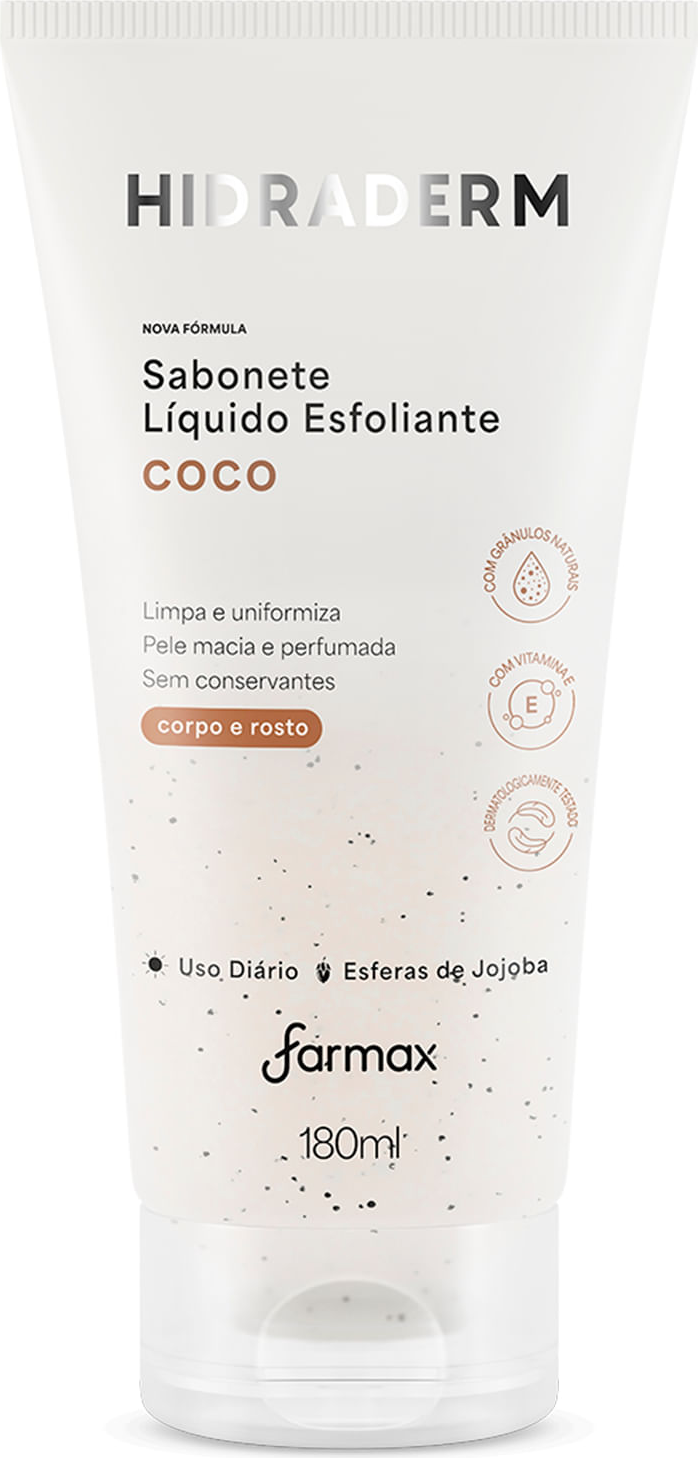 SAB LIQ HIDRADERM ESFOLIANTE COCO 180ML