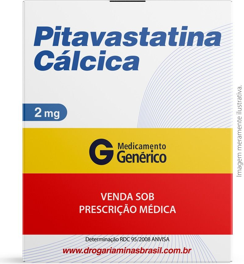 PITAVASTATINA 2MG CX 30 COMP REV PHARLAB