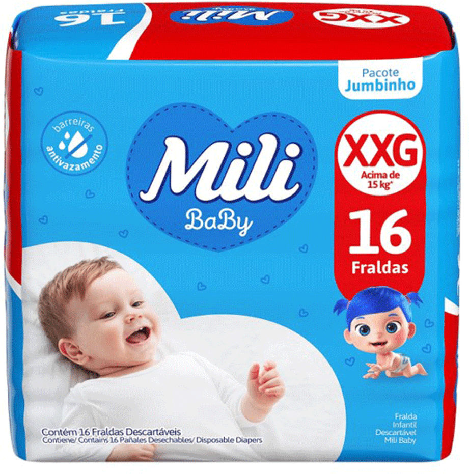 FRAL MILI BABY JUMBINHO XXG C/16UN