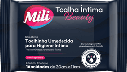 TOALHA UMED MILI INTIMA C/20UN