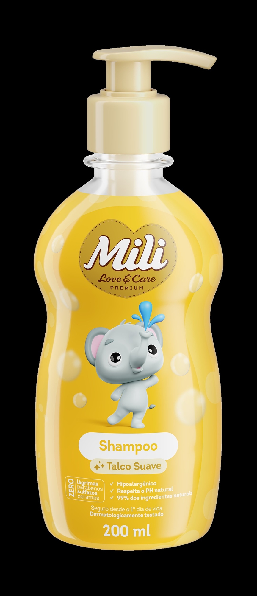 SH INF MILI LOVECARE TALCO SUAVE 200ML