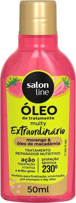 OLEO CAPILAR SALON LINE CACHOS DOS SONHOS MORANGO 50ML