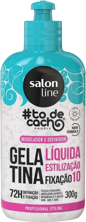 GELATINA SALON LINE LIQUIDA ESTILIZACAO EXTRA FORTE 300G