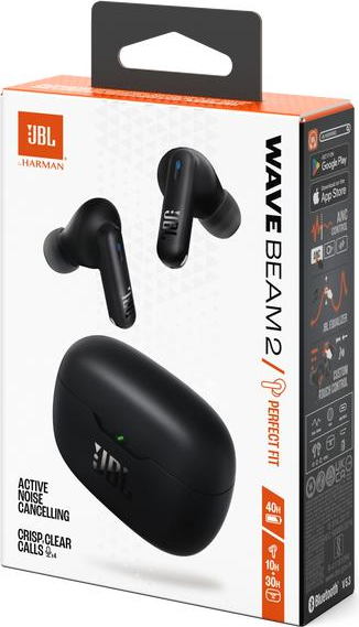 FONE OUVIDO JBL WAVE BEAM 2 NC BLK