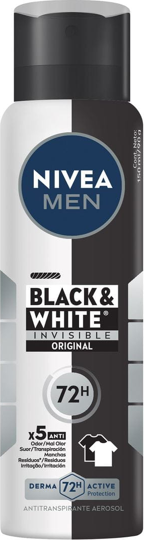 DES NIVEA AERO MEN B&W 150ML