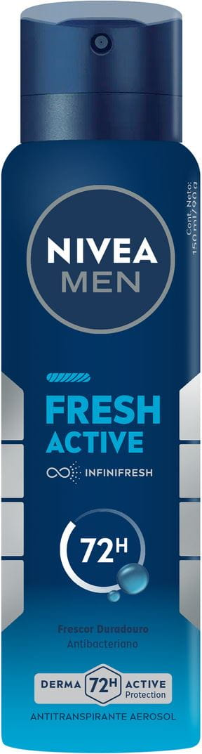 DESOD NIVEA AERO MEN FRESH ACTIVE 150ML