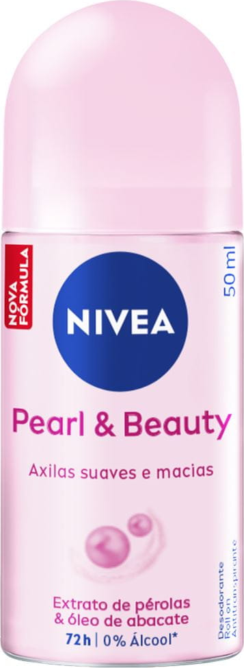 DES NIVEA ROLL FEM PEARL & BEAUTY 50ML