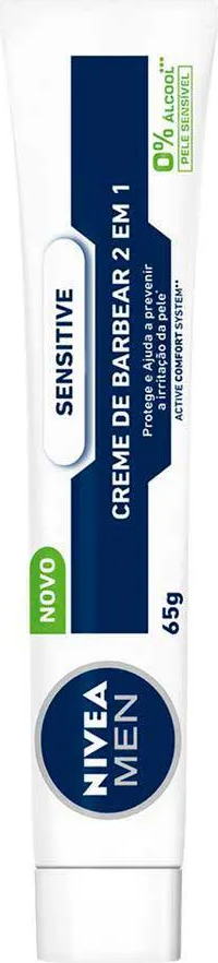 CREME BARBA NIVEA SENSITIVE 65G